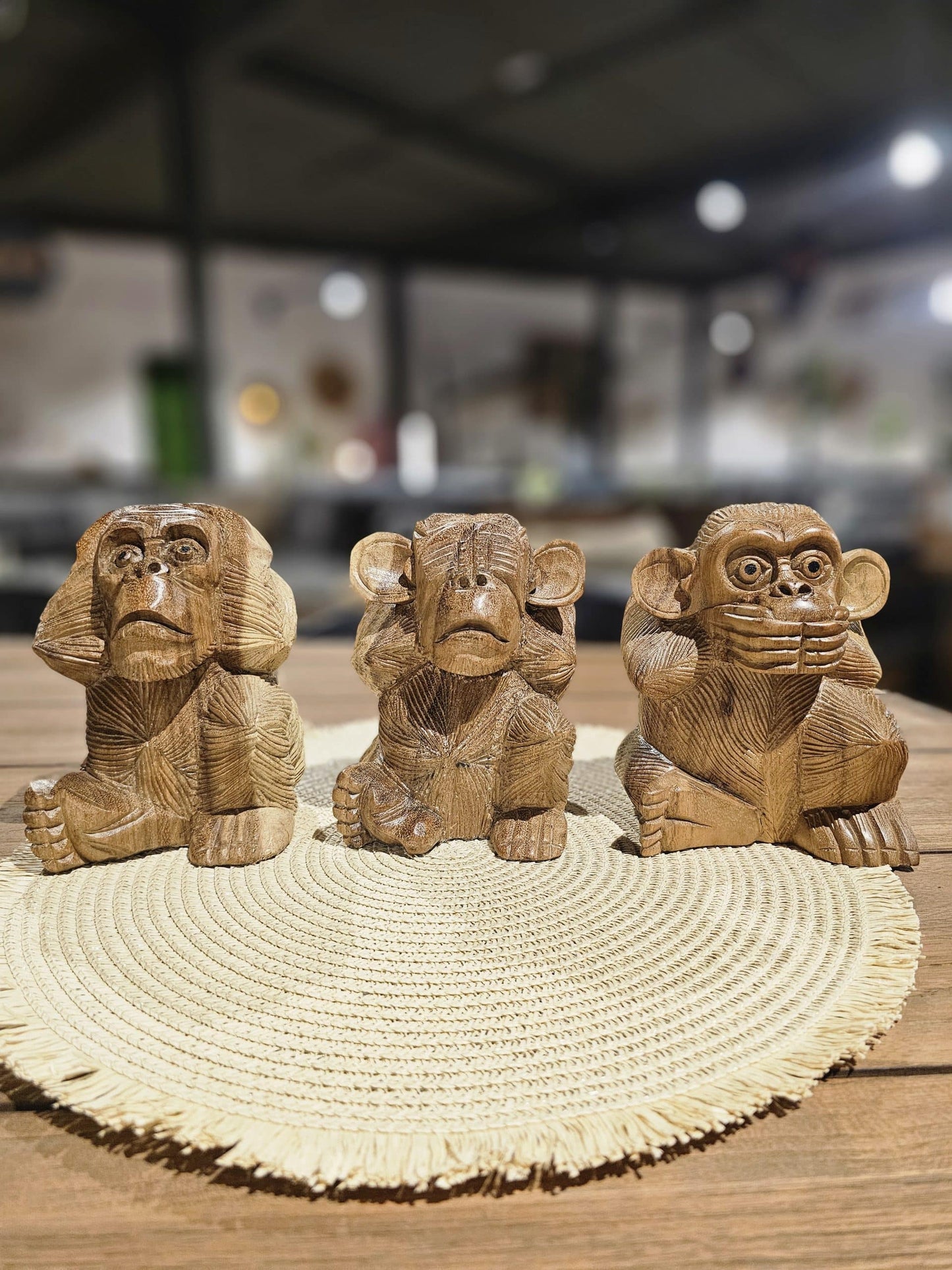 Set of 3 Sea no evil, hear no evil monkeys