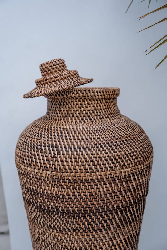 Rattan Vase Model Gethang