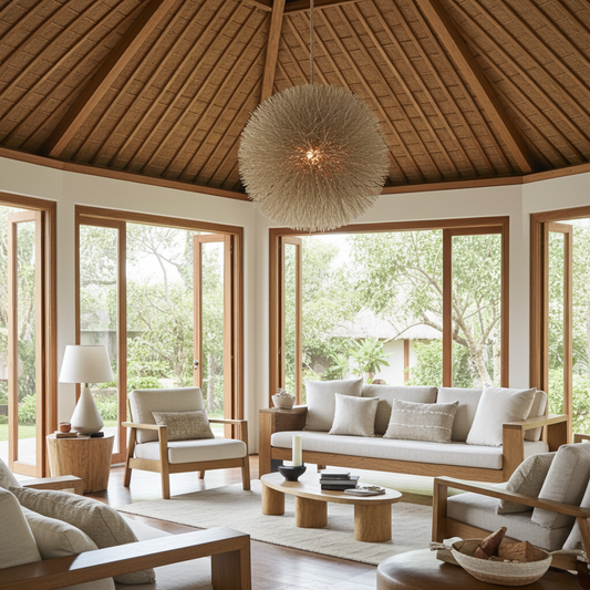 Lámpara colgante de 100 cm. Modelo Landak