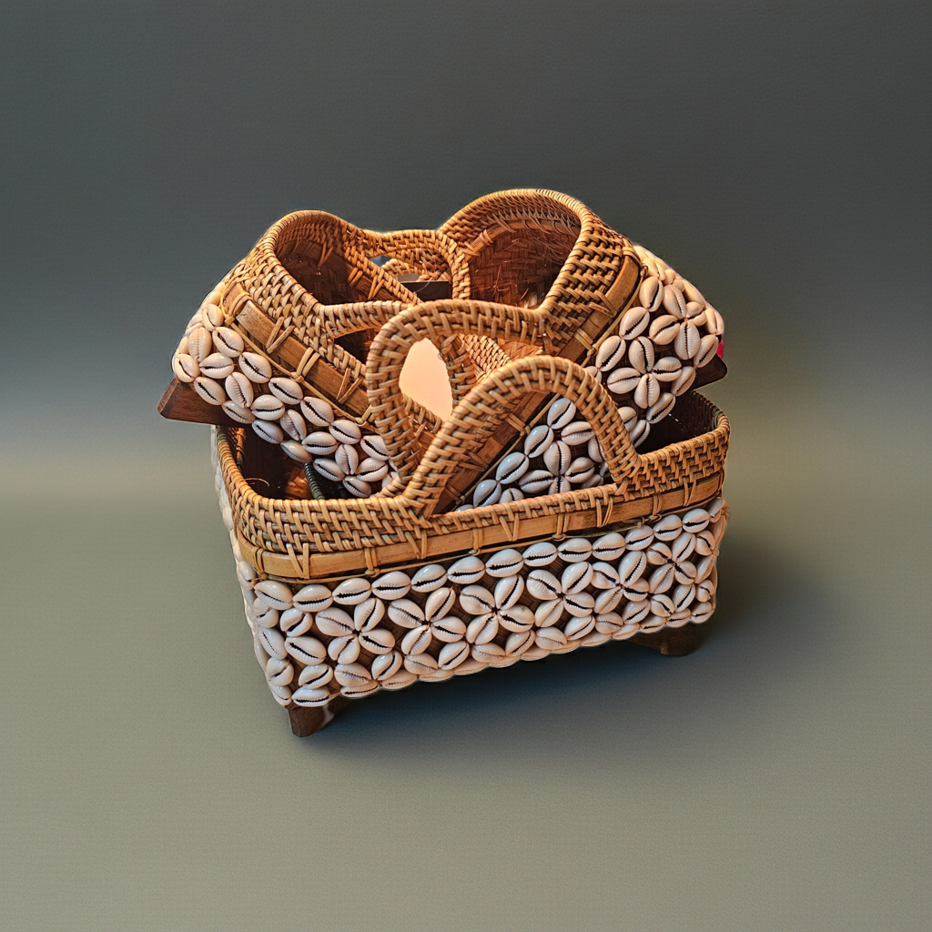 3 set shell baskets Model Taman