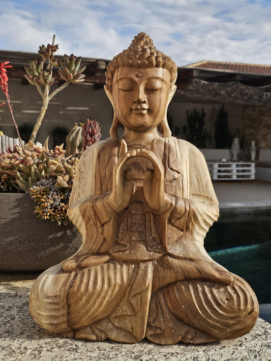 Buddha Statue Closed Hands