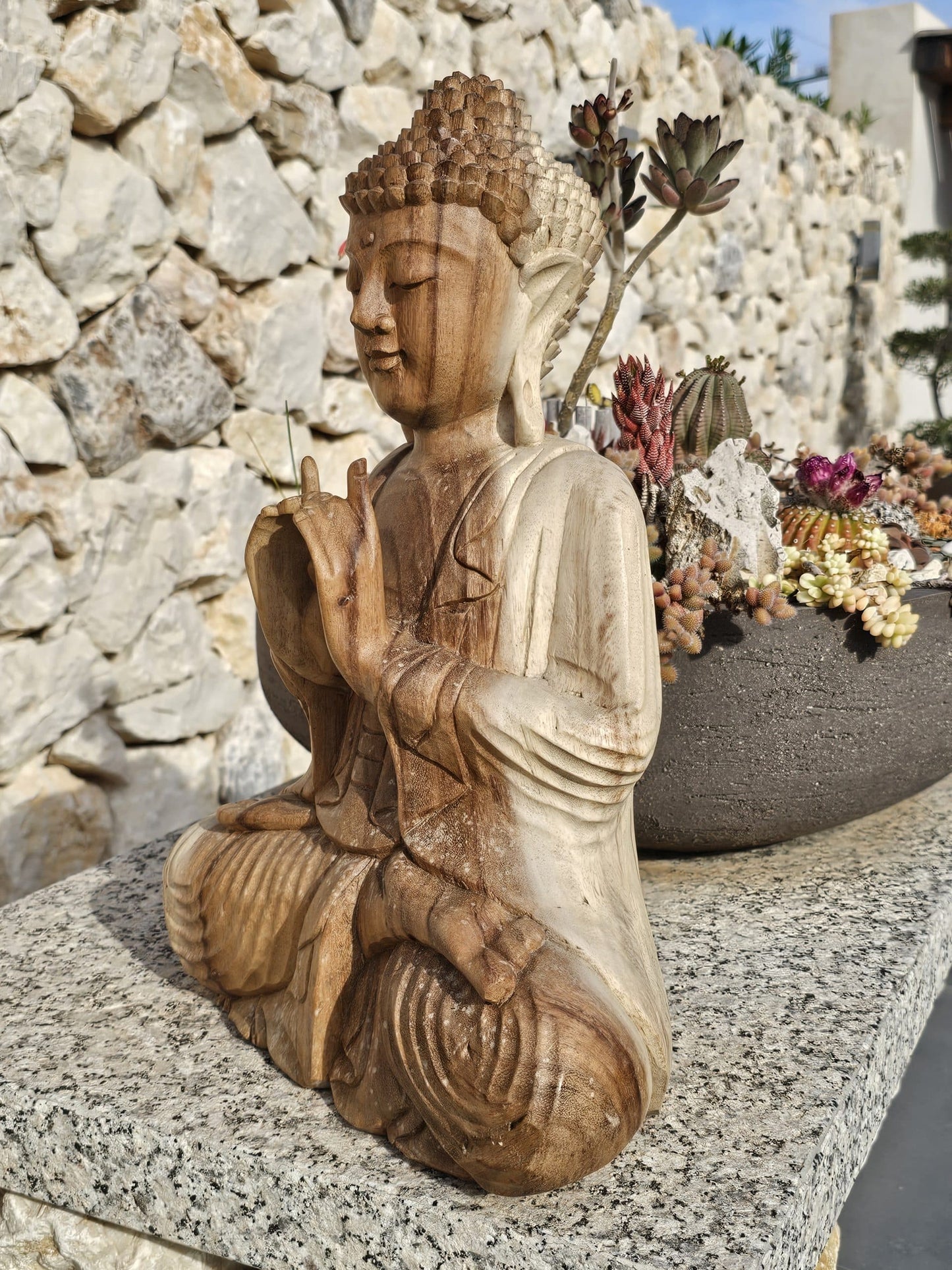 Buddha Statue Closed Hands