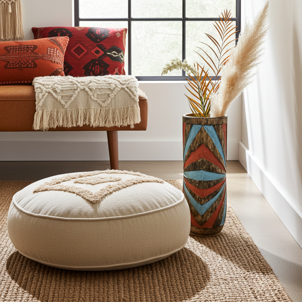 Vaso em madeira esculpido à mão, modelo exclusivo Pelangi.