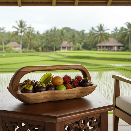 Fruitbowl with large handle