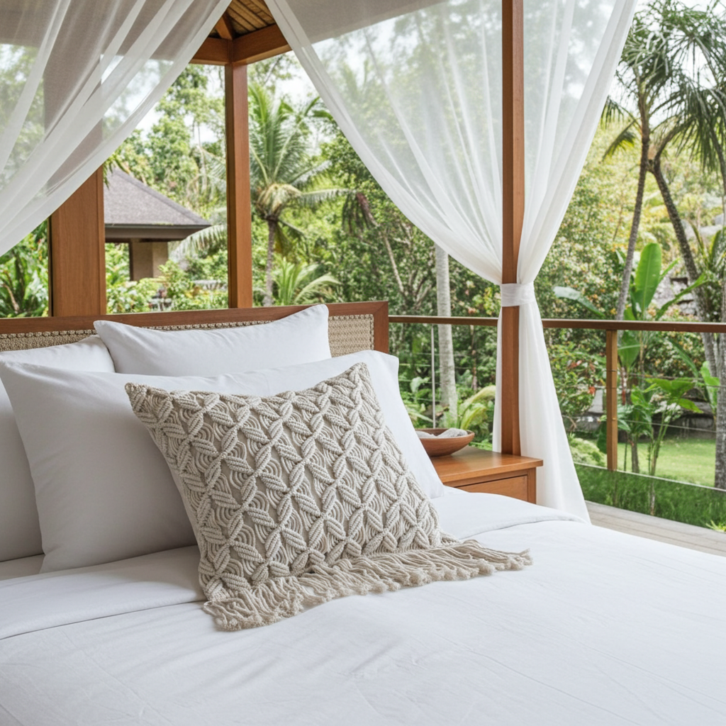 Capa de almofada Modelo Kalimantan 50x50cm