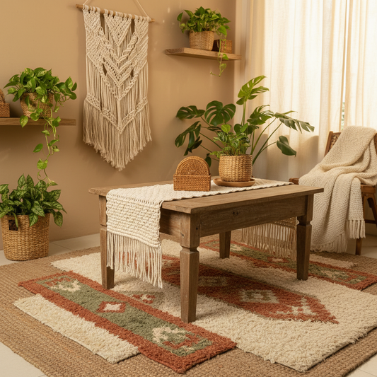 Rattan Coaster Set of Six Model Ayau