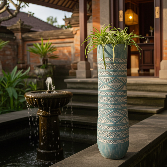 Turqouis vase Model Soropia