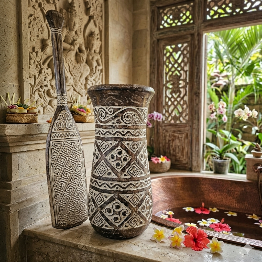 Vaso de Timor Modelo Kinnara