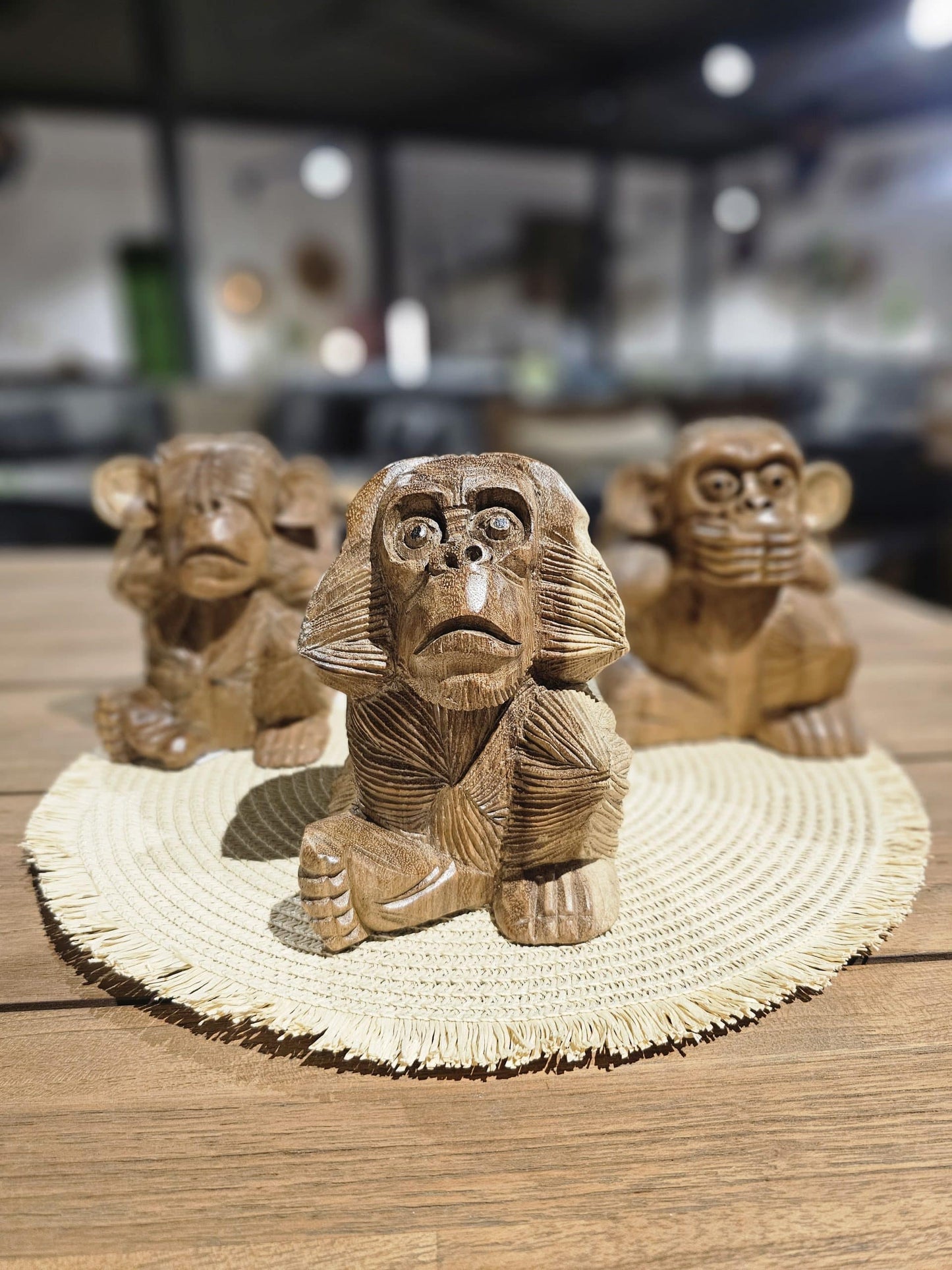 Set of 3 Sea no evil, hear no evil monkeys