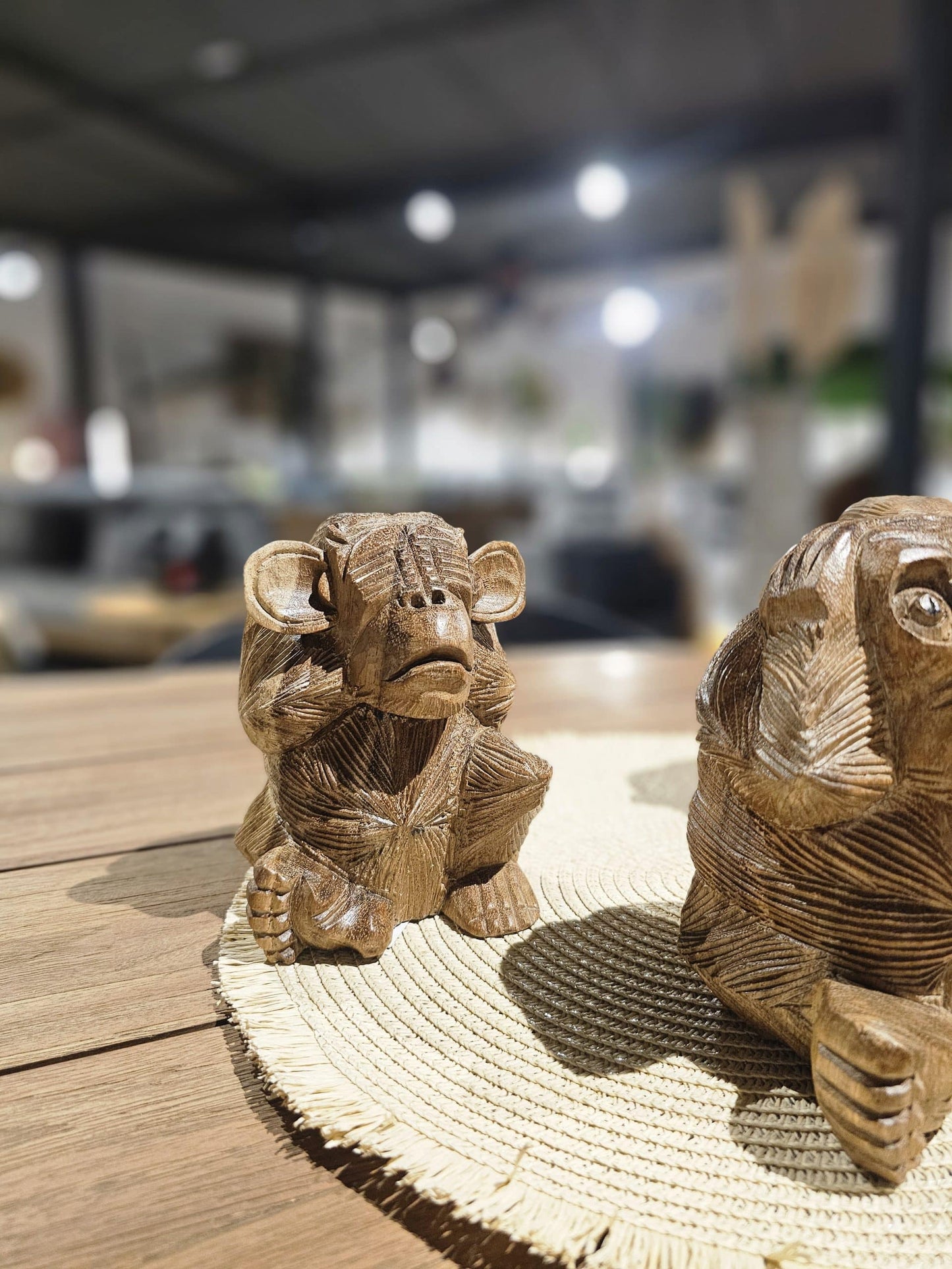 Set of 3 Sea no evil, hear no evil monkeys