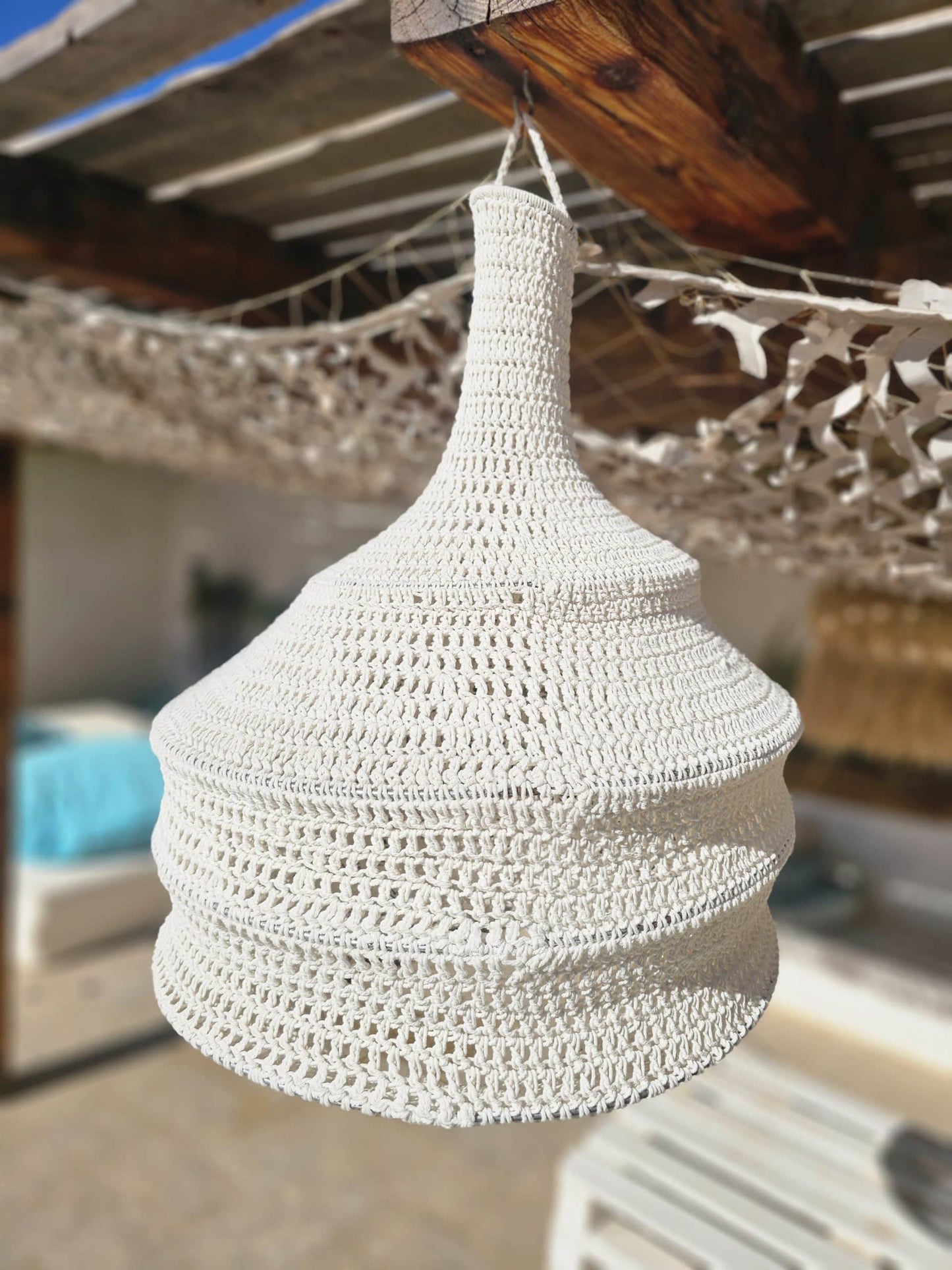 Cotton Lantern Hanging Lamp