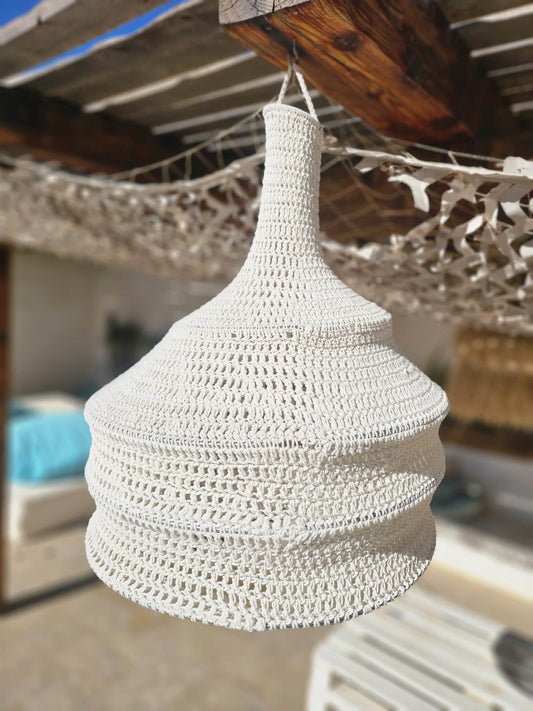 Cotton Lantern Hanging Lamp