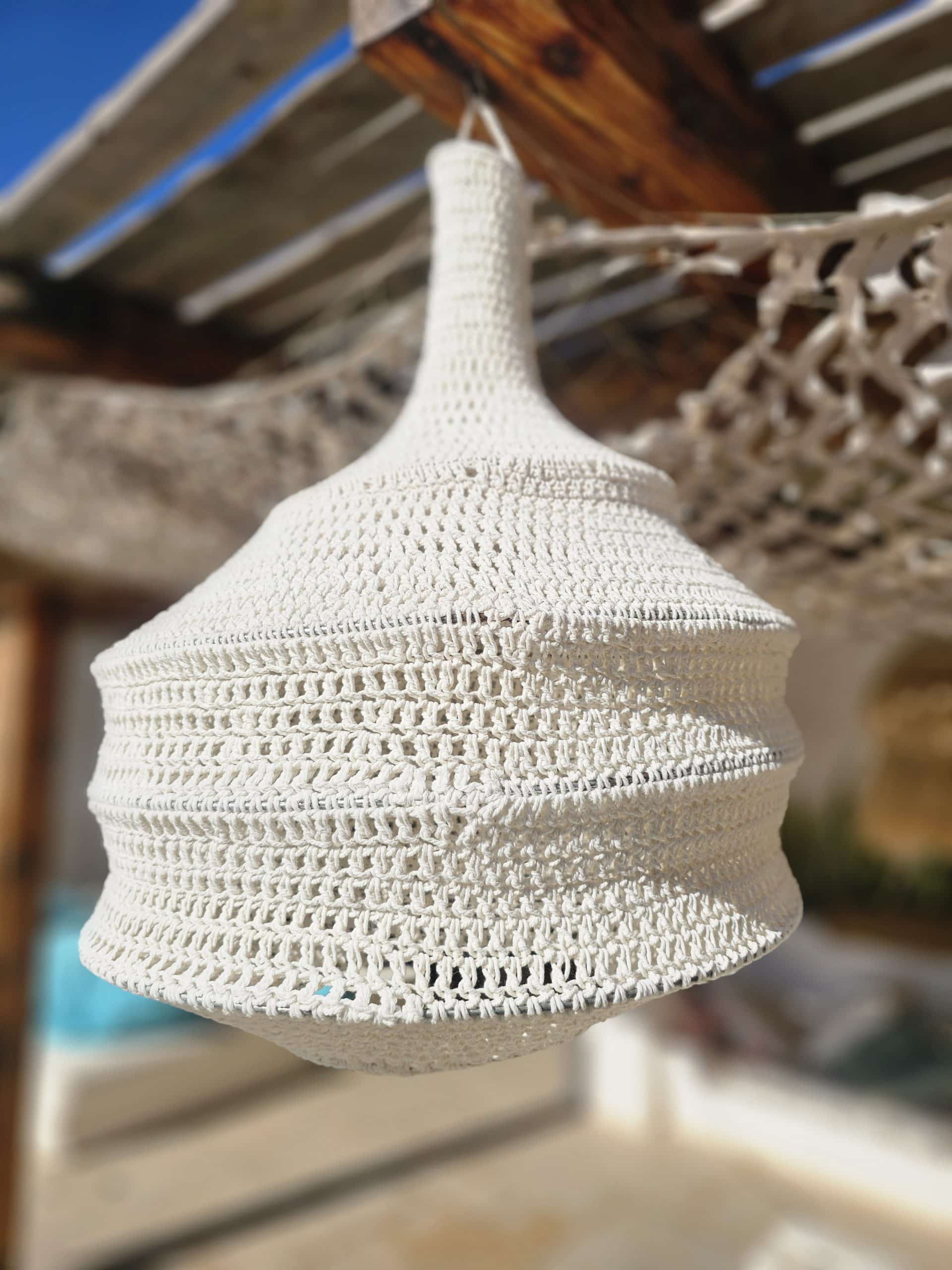 Cotton Lantern Hanging Lamp