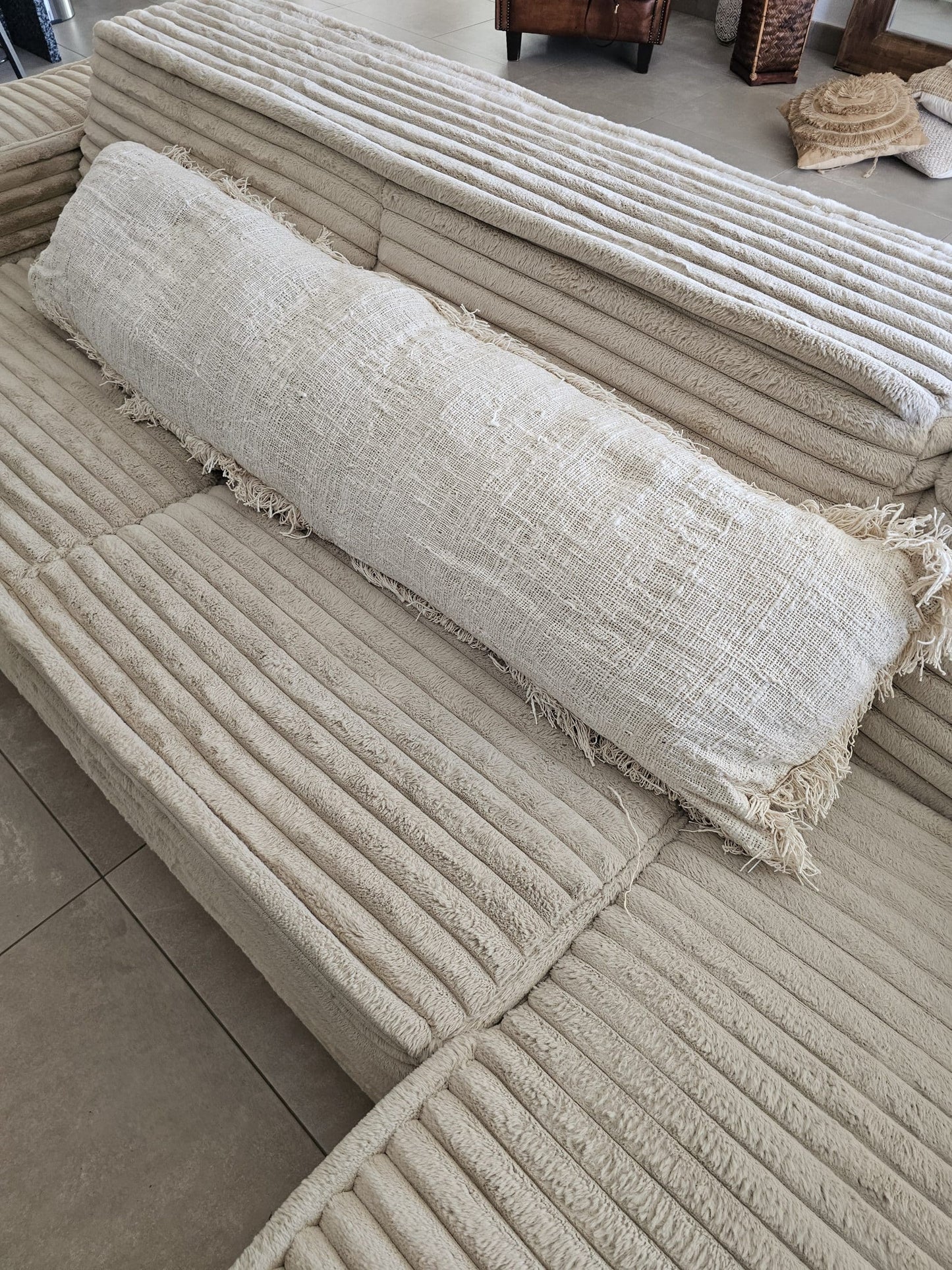 Long cotton pillow Model Ular