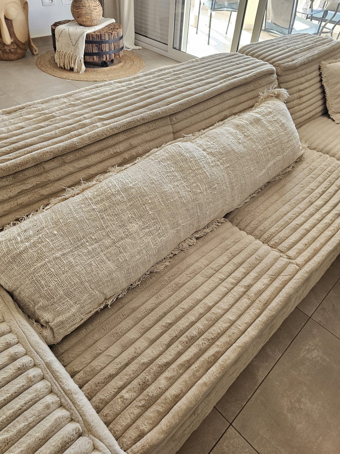 Long cotton pillow Model Ular