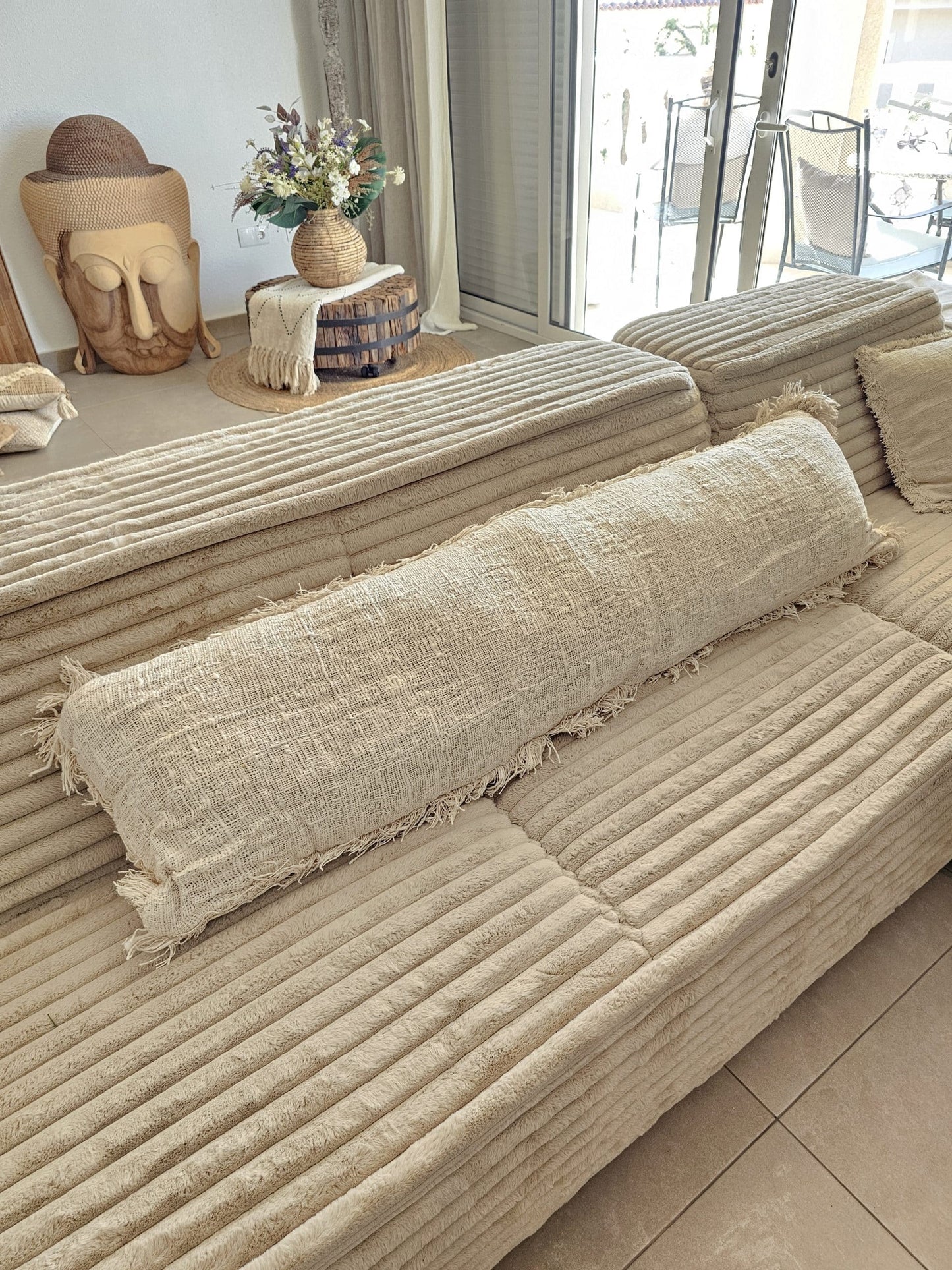 Long cotton pillow Model Ular