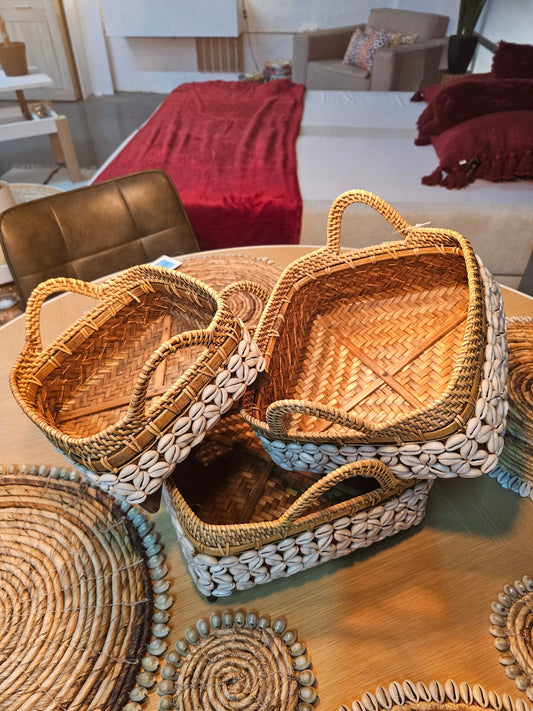 3 set shell baskets Model Taman