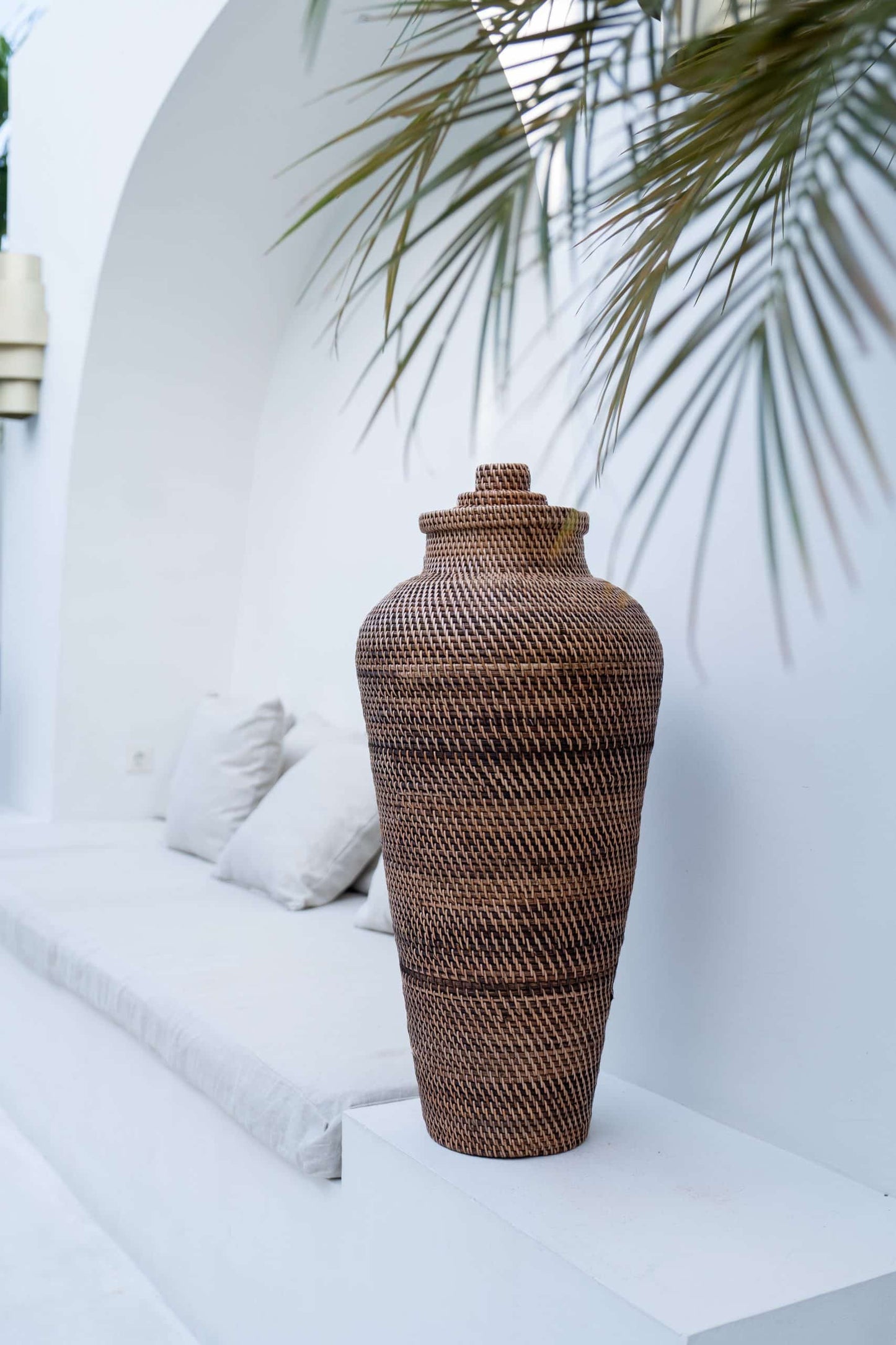 Rattan Vase Model Gethang