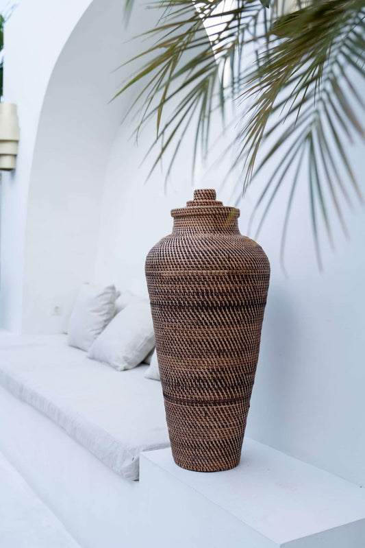 Rattan Vase Model Gethang