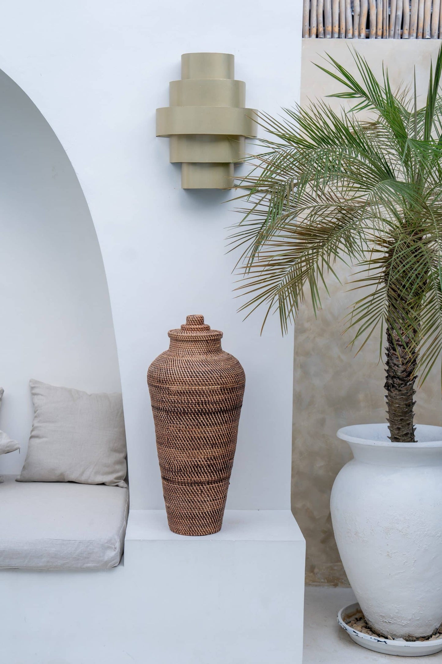 Rattan Vase Model Gethang