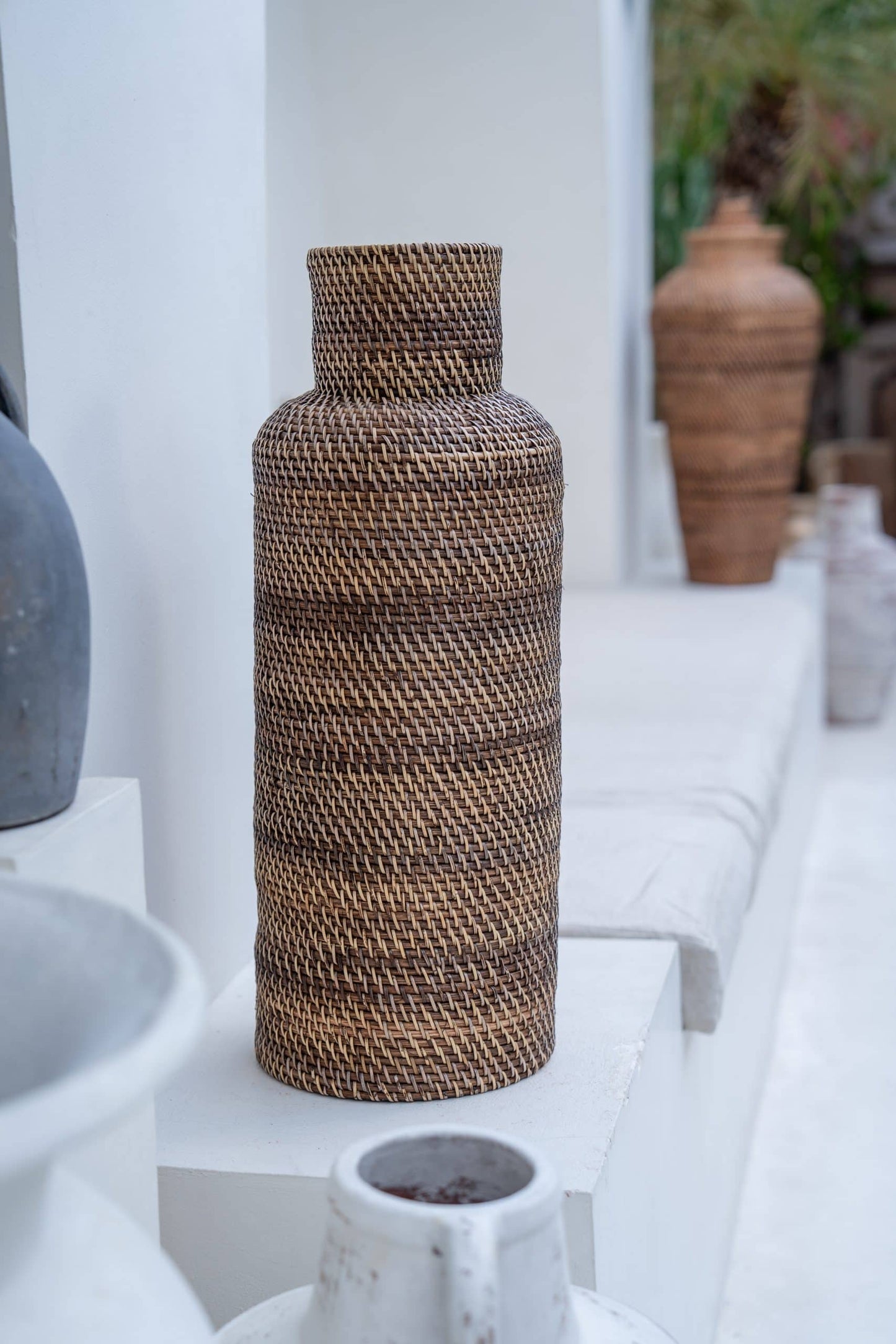 Rattan vase Model Payung