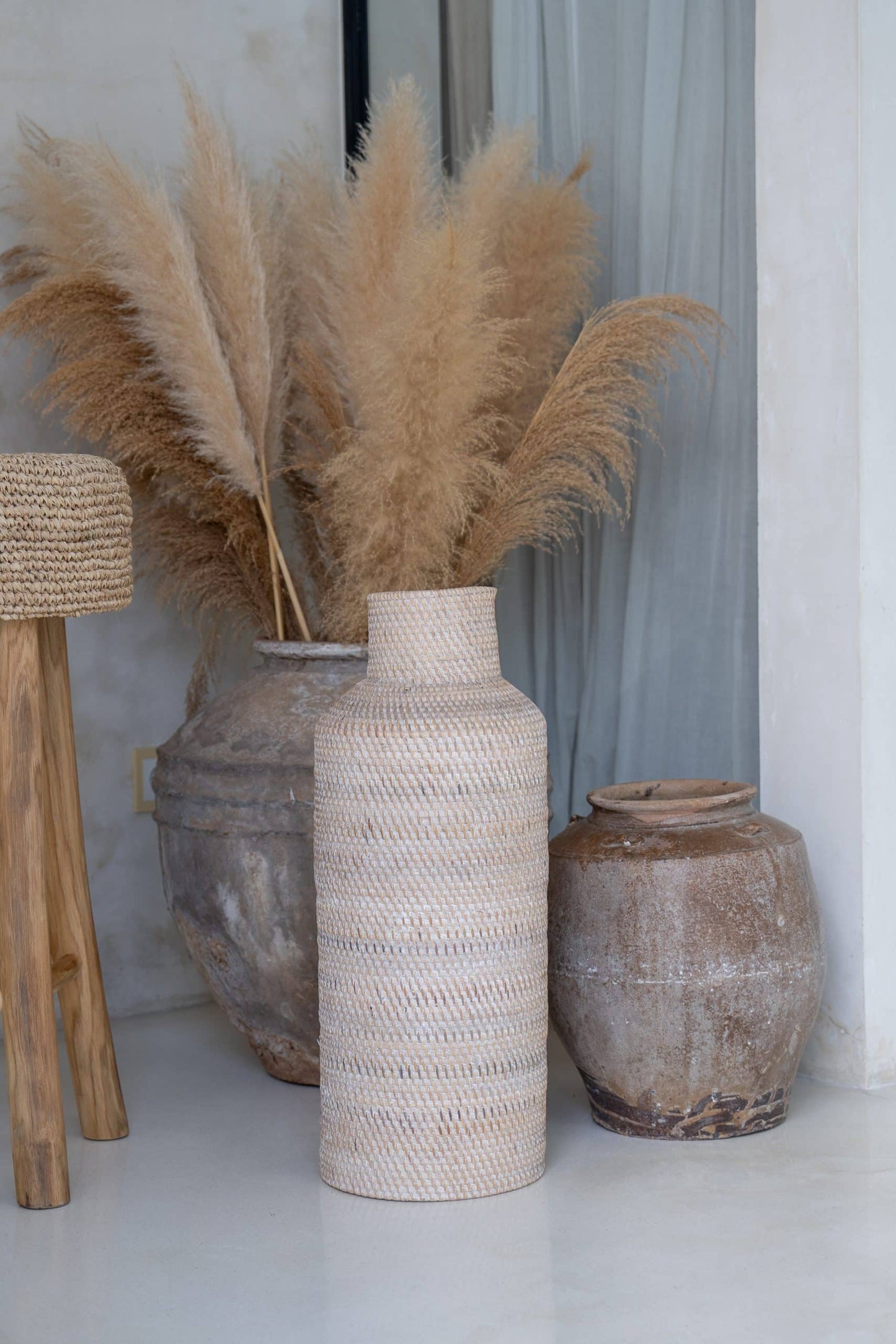 Rattan vase Model Payung