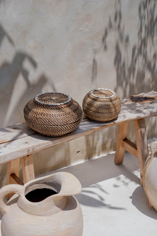 Set of 2 baskets model Makassar