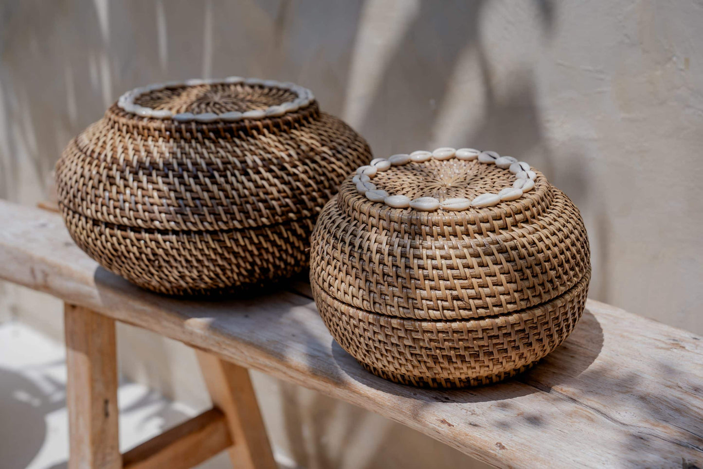 Set of 2 baskets model Makassar