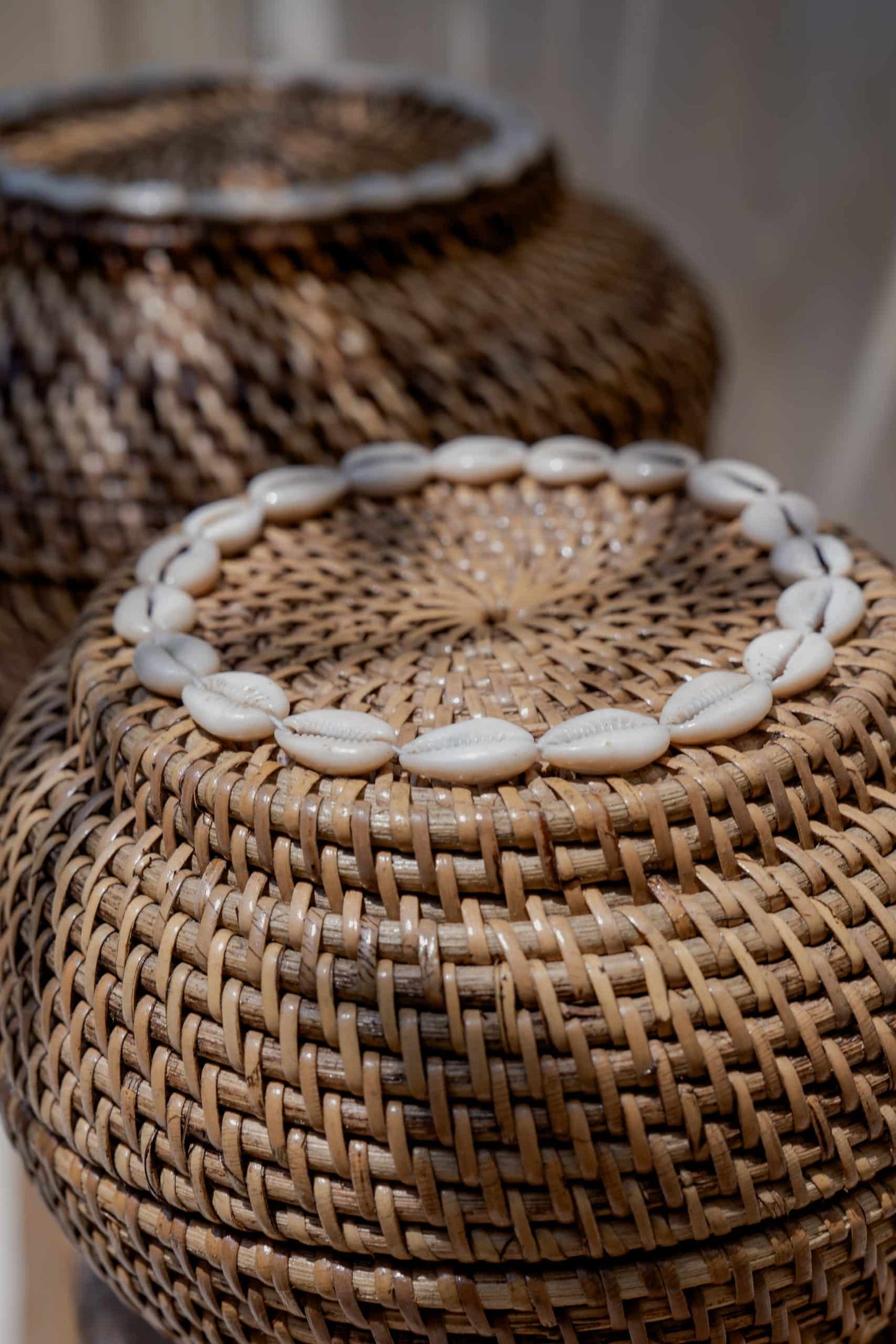 Set of 2 baskets model Makassar