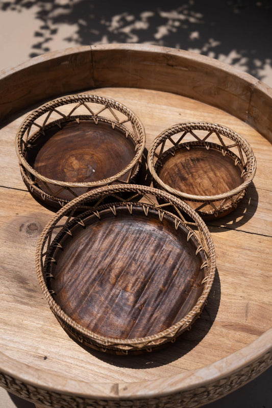 Set of three display bowls Model Medan