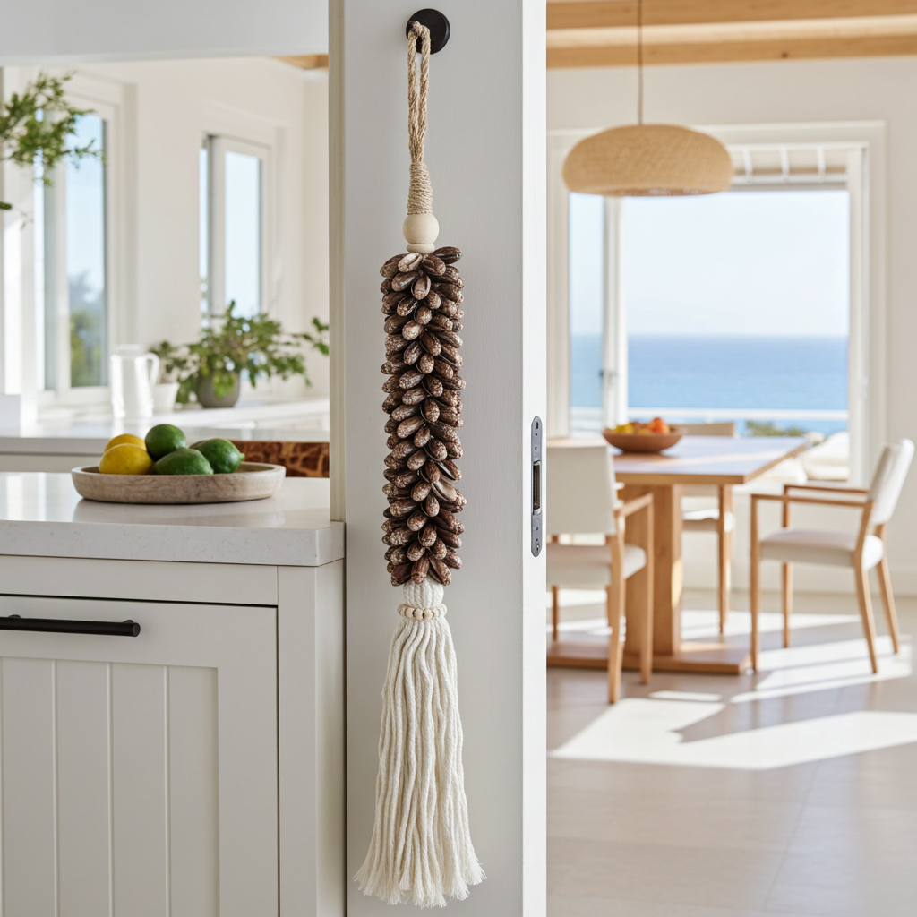 Doorhanger with brown shells