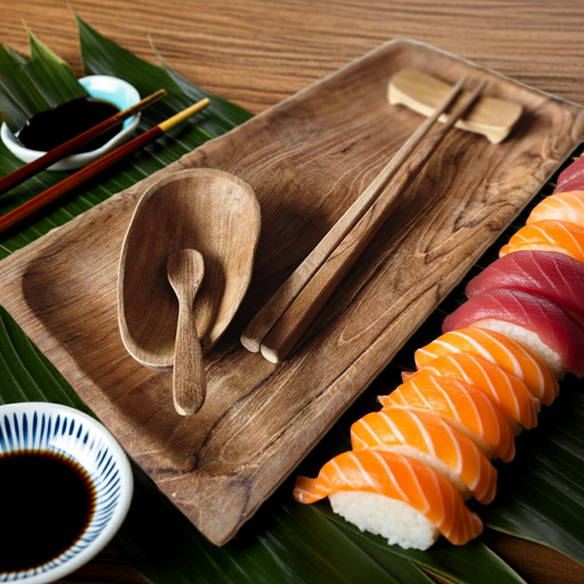Wooden Sushi Set