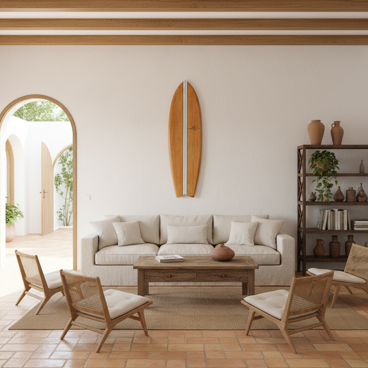 Wooden Surfboard Wall Decoration Model Kri