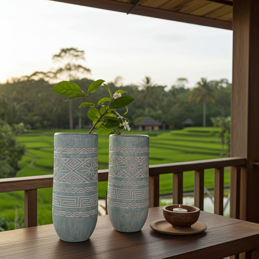 Turquois vase Model Lembor