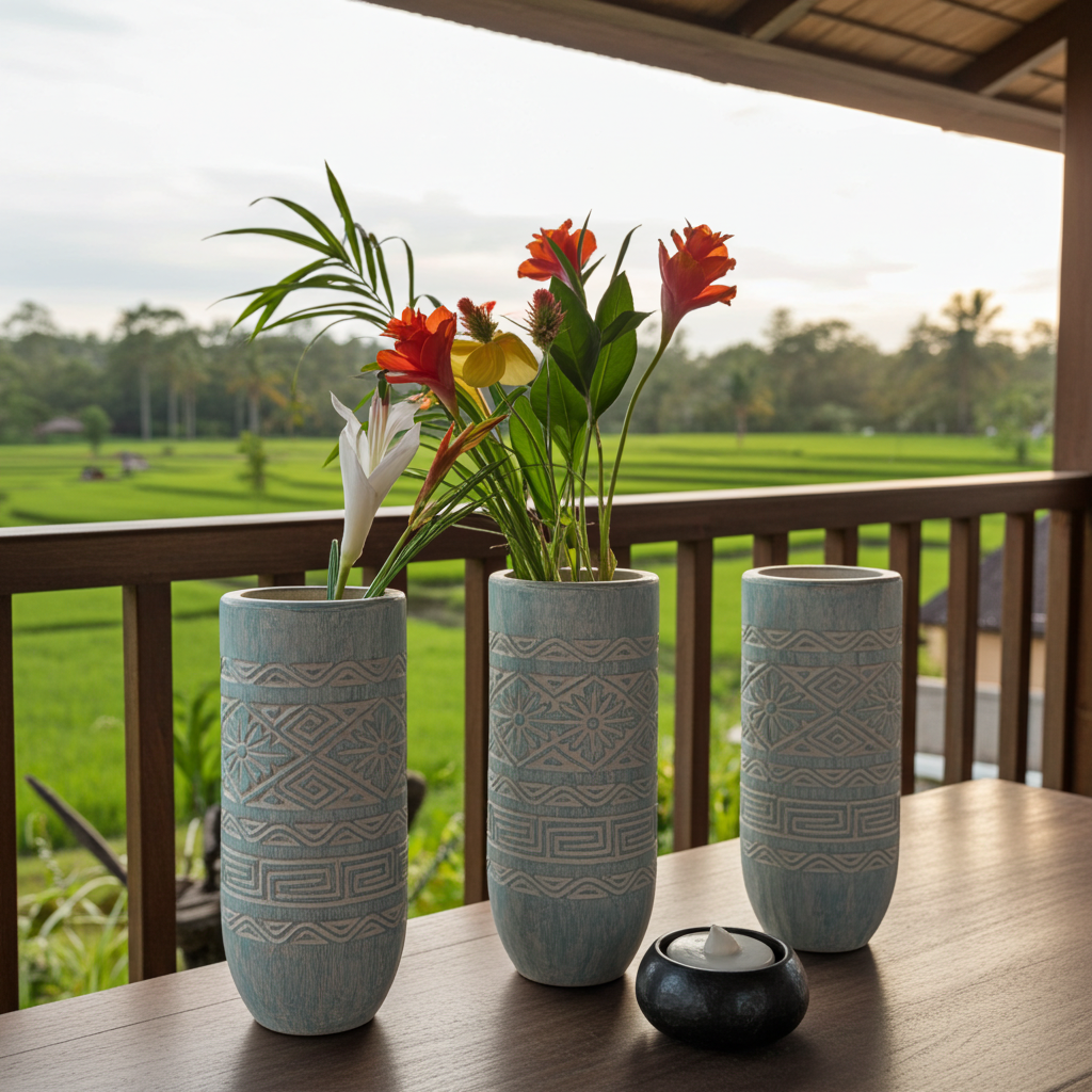 Turquois vase Model Lembor