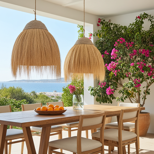 Hanglamp. Model Rayung in two sizes.