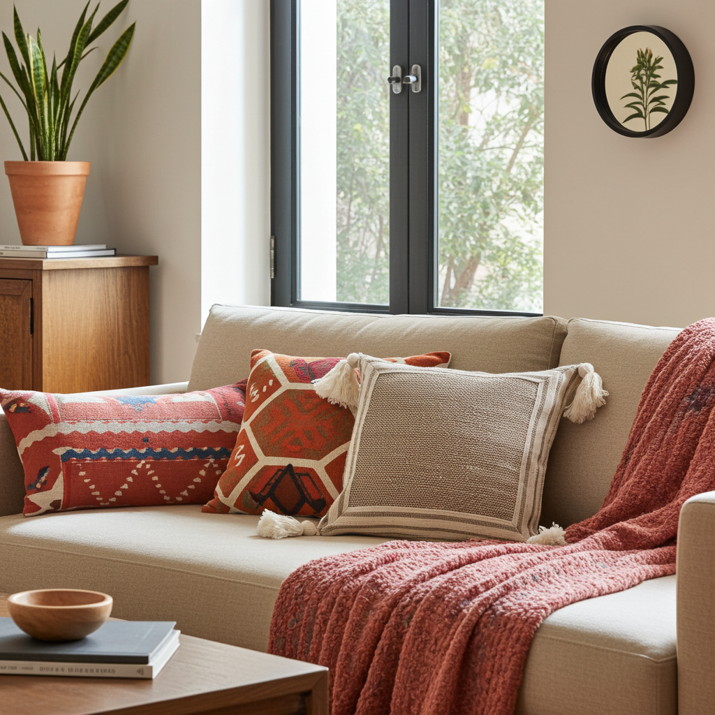 Funda de almohada Modelo Anjatan 40x40cm