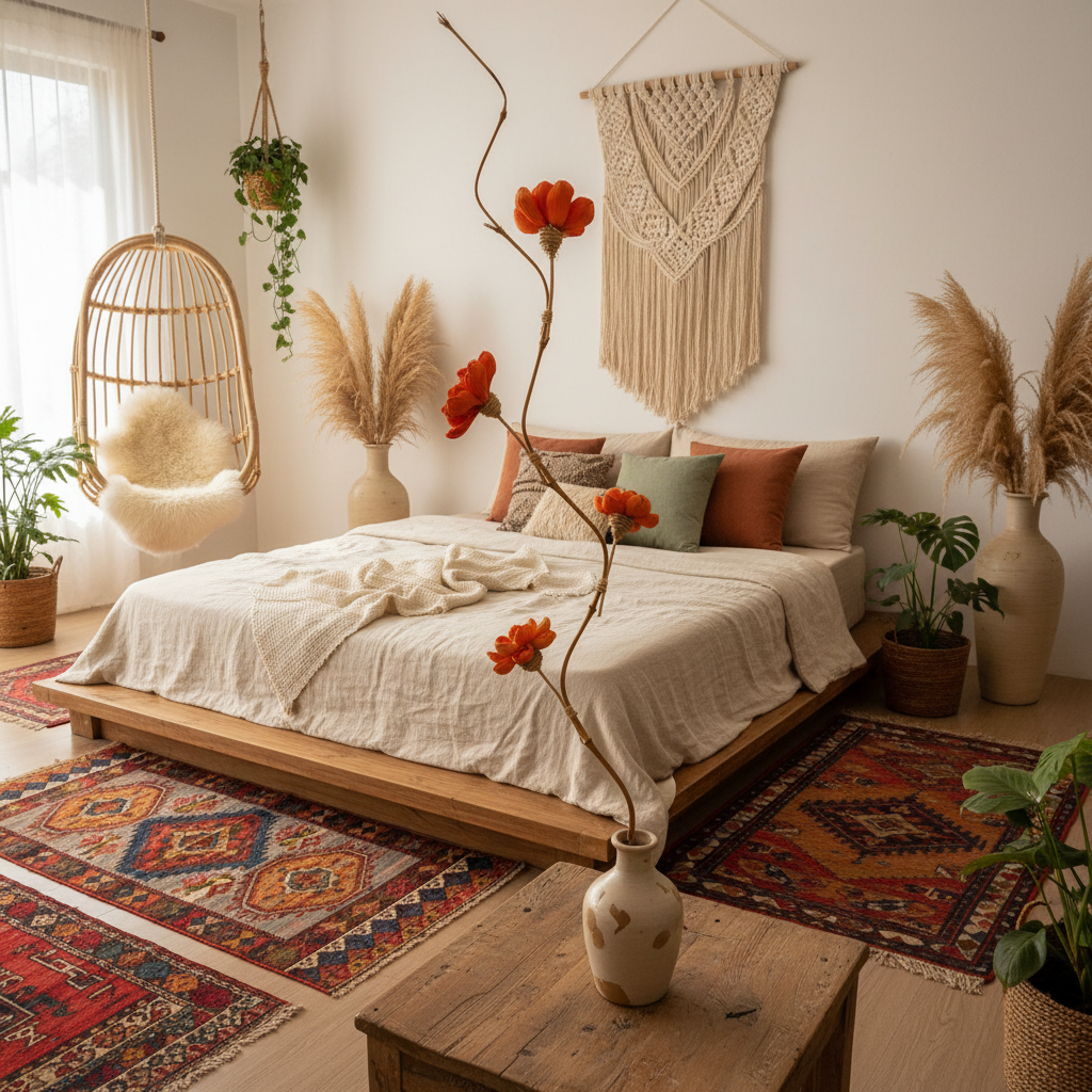 Rama de flores decorativa alta modelo Gili Sudak