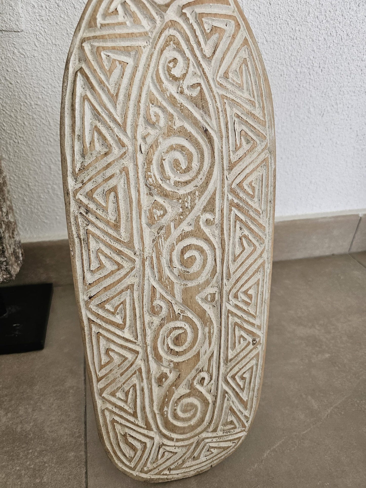 Decorative wooden oars