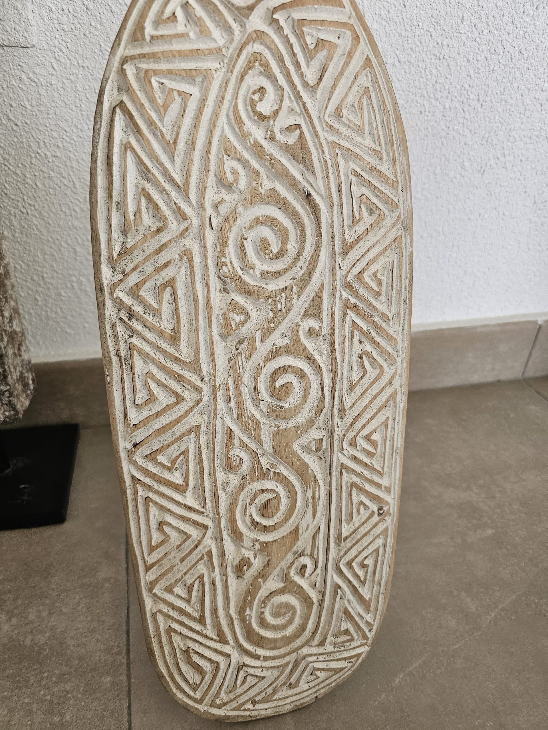 Decorative wooden oars