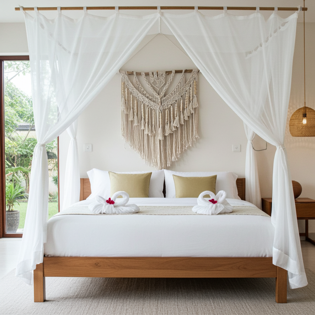 Macrame 80cm on a tree branch. Model Manik