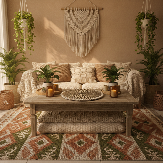 Round Woven Rattan Placemat Model Warakaraket