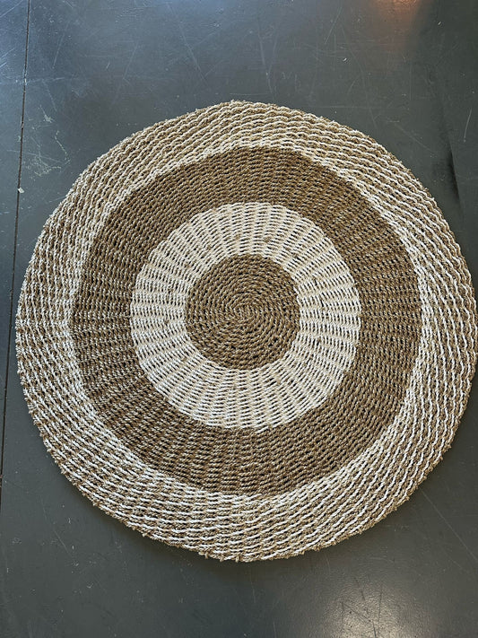 Round seagrass carpet 150cm Model Sekitar
