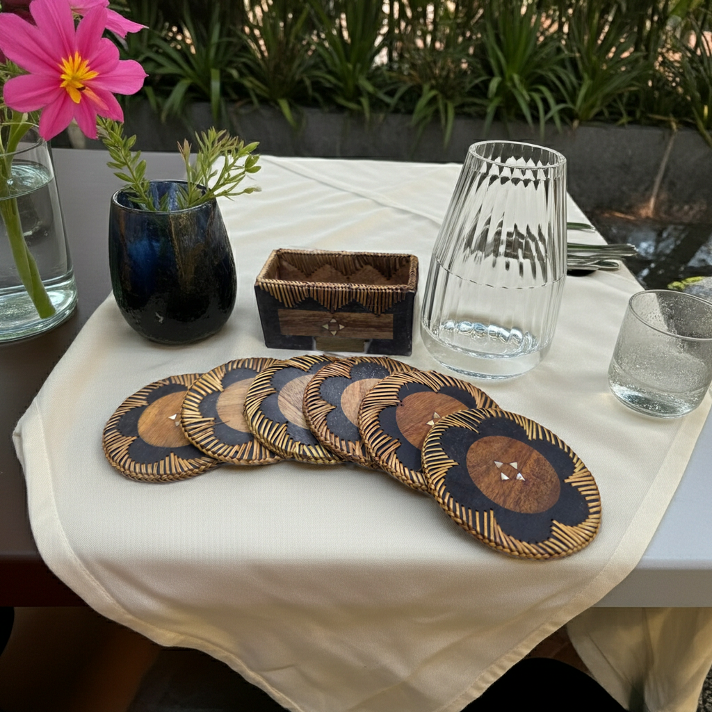 Set of 6 coasters. Model Tambera