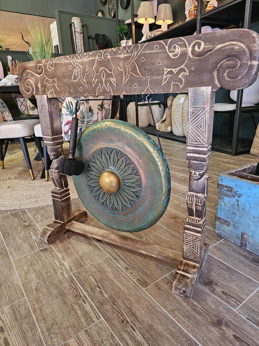 Gong Logam Flower Model