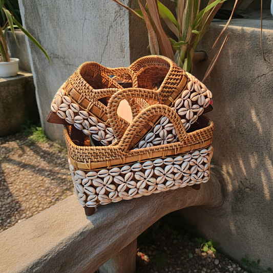 3 set shell baskets Model Taman