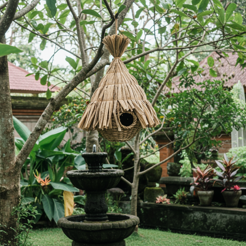 Birdsnest from bananaleaf