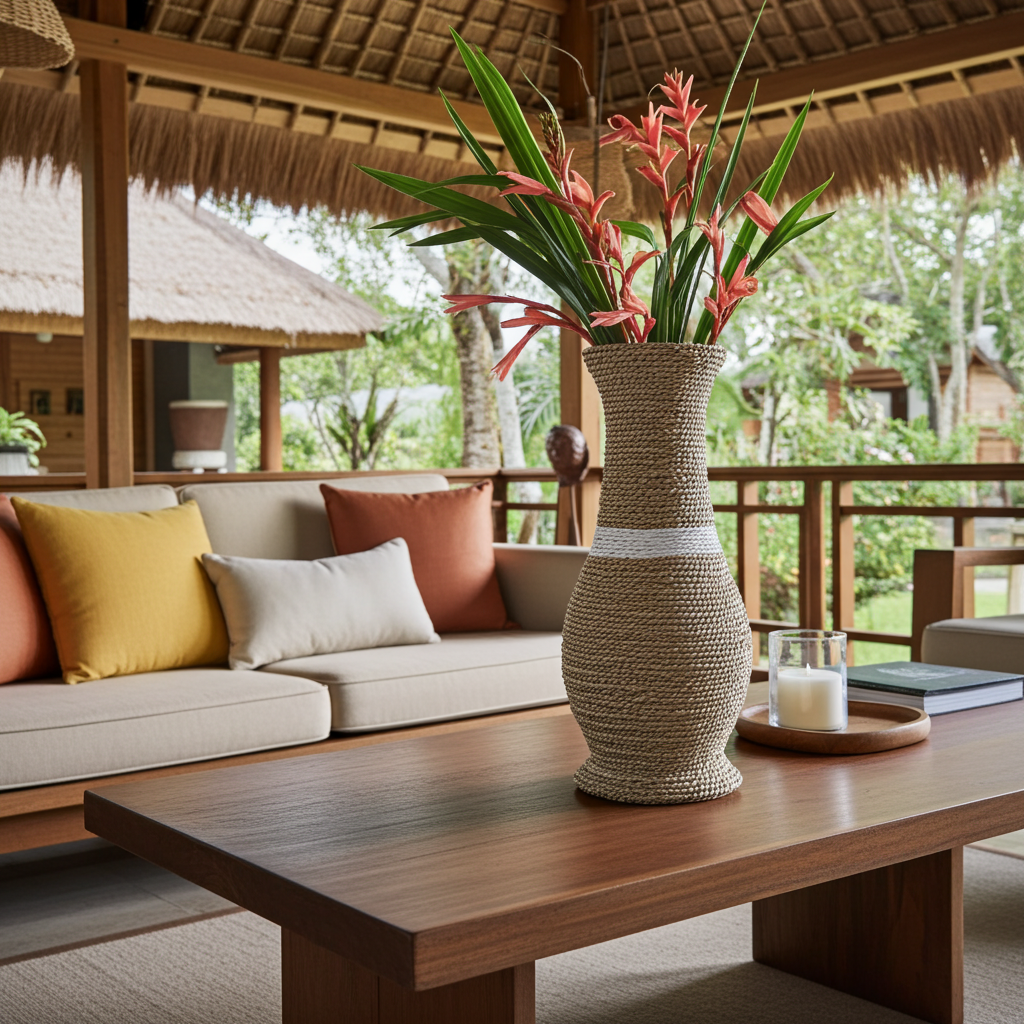 Vaso em rattan Modelo Berkat, 3 modelos!