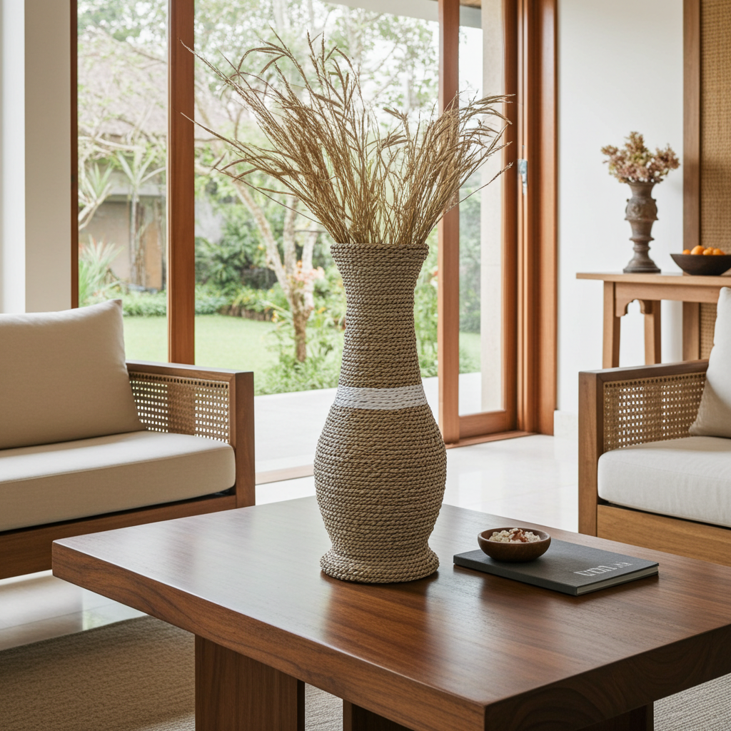 Vaso em rattan Modelo Berkat, 3 modelos!