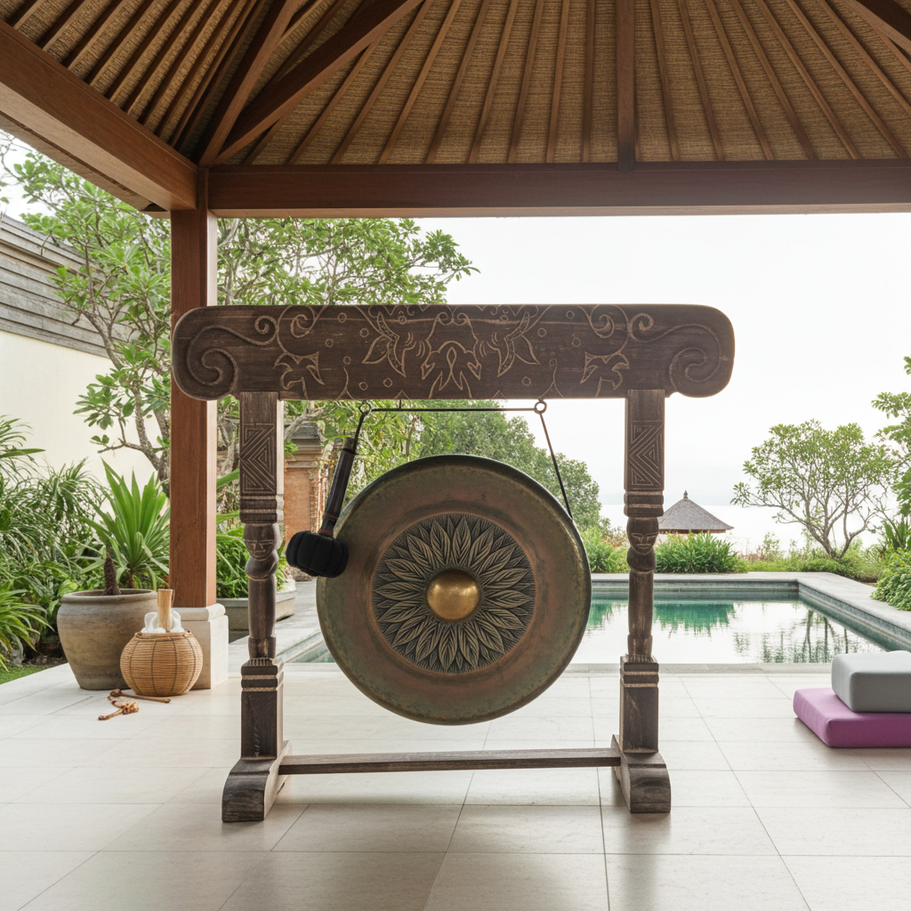 Modelo de flor Gong Logam